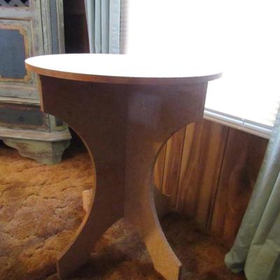 Pressed Wood Accent Table- Approx 23 1/2