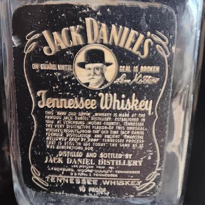 Three vintage bottles Duffy Malt Whisky - Jack Daniels and green Maderd