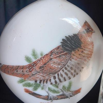 Three vintage decanters Old Charter - Quail -