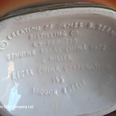 Jim Beam 1972 Jim Beam Democratic election Football Decanter