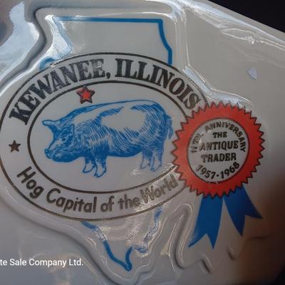 Kewanee Illinois Decanter with Prince Albert tobacco tin