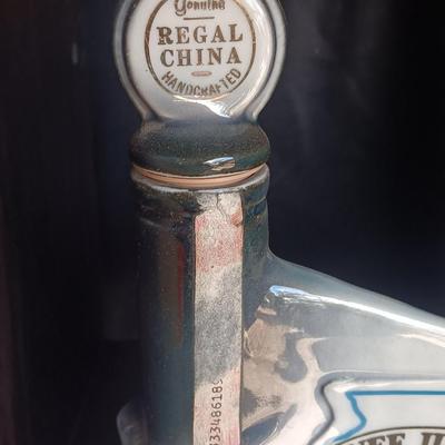 Kewanee Illinois Decanter with Prince Albert tobacco tin