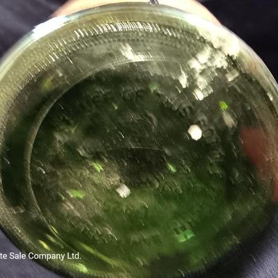 Rothschild Napoleon bottle and a Milk glass swirl Beams choice Decanter with prince Albert tin