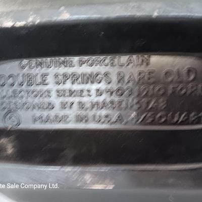 Double Springs Rare Old Whiskey 1910 Ford porcelain bottle Collector Series