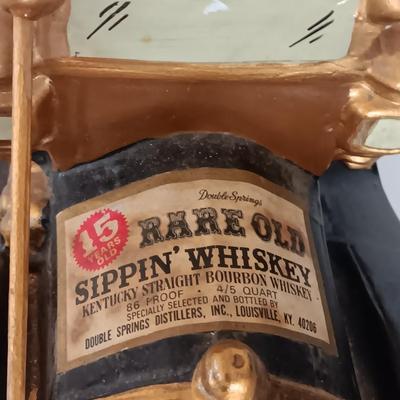 Double Springs Rare Old Whiskey 1910 Ford porcelain bottle Collector Series