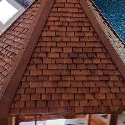 Awesome Wooden Gazebo for Barbies bird feeder or Decor!