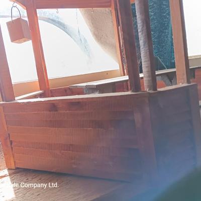 Awesome Wooden Gazebo for Barbies bird feeder or Decor!