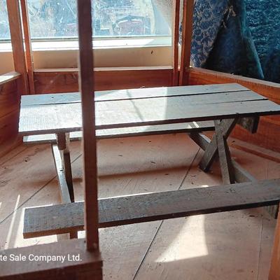 Awesome Wooden Gazebo for Barbies bird feeder or Decor!