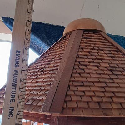 Awesome Wooden Gazebo for Barbies bird feeder or Decor!