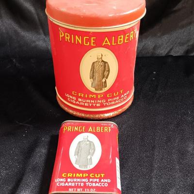 Two Prince Albert tins
