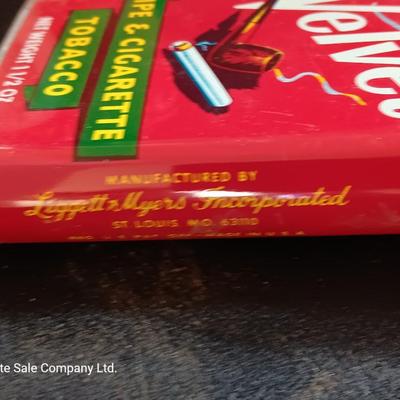 Prince Albert container with King Edward Cigar box and two tobacco tins