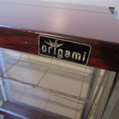 Origami Rolling Shelf with Attached Wire Storage Baskets- Choice A