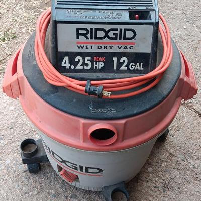 Rigid 12-gallon wet dry Vac