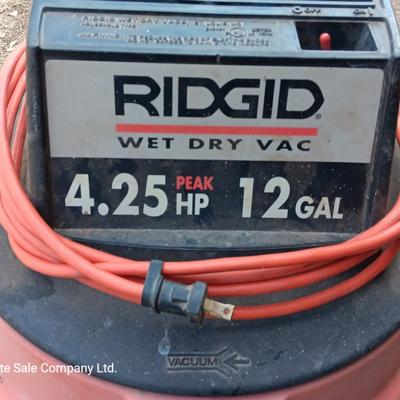 Rigid 12-gallon wet dry Vac