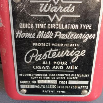 Wards Home Milk Pasteurizer all your cream and milk