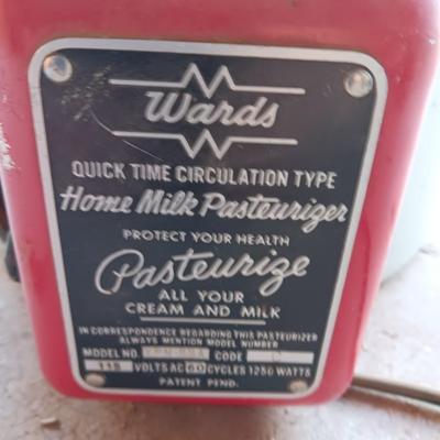 Wards Home Milk Pasteurizer all your cream and milk