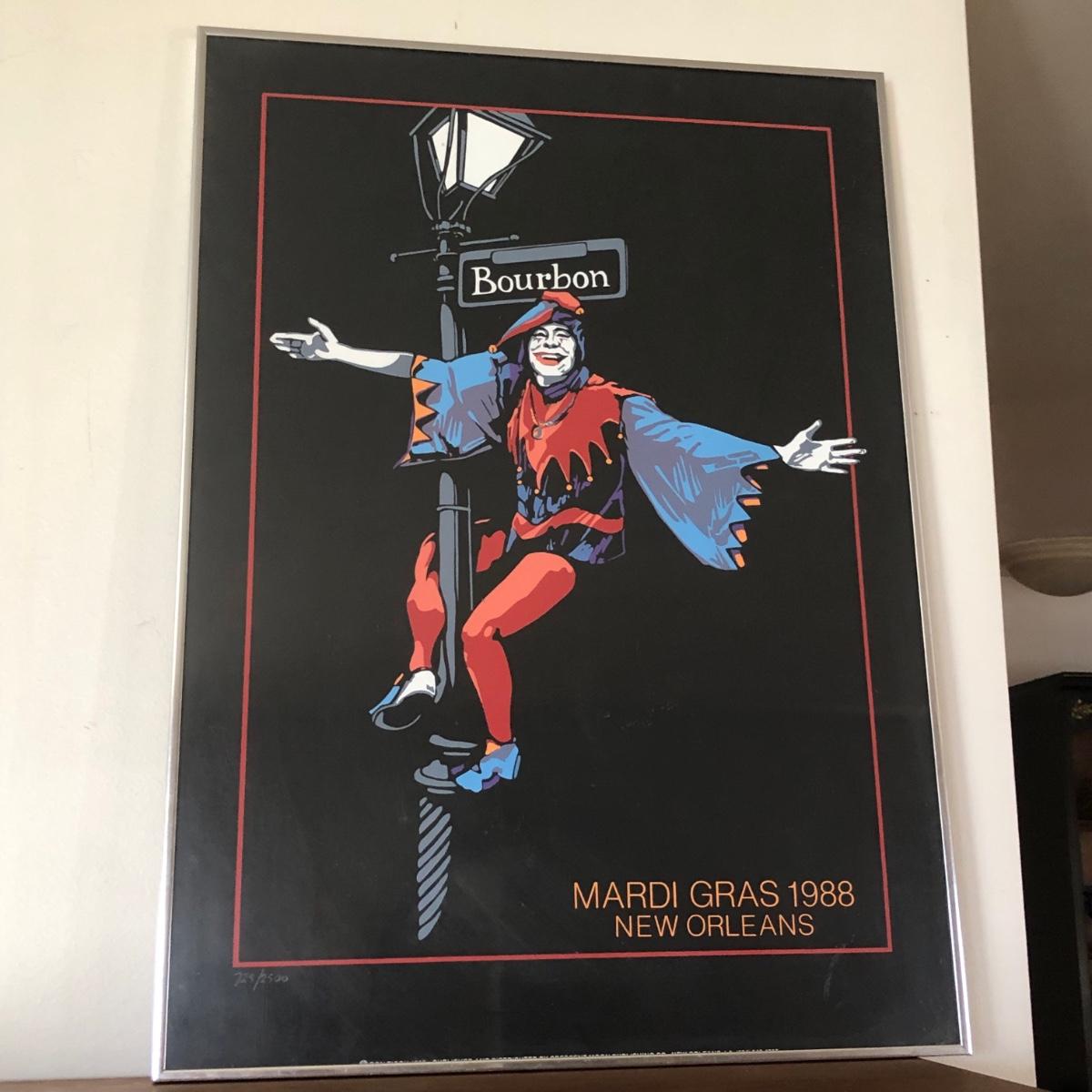 mardi gras 1988 poster