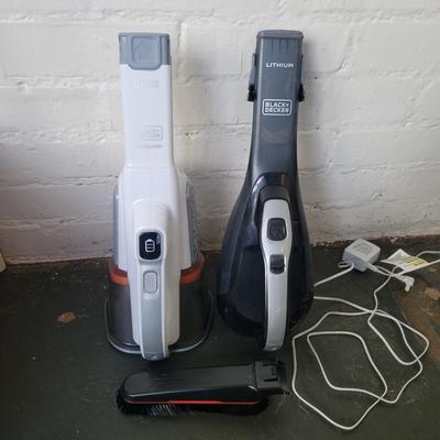 Pair of Black and Decker Cordless Hand Vacuums (FP-DW)