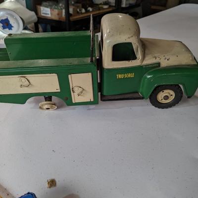 Vintage Truck and 3 Trailers