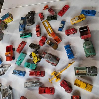 Large Collection of Vintage Die Cast and Rubber Cars