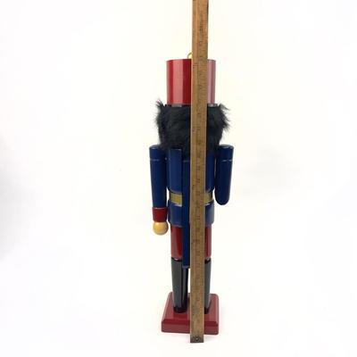 482 Large Wooden 24â€ Nutcracker