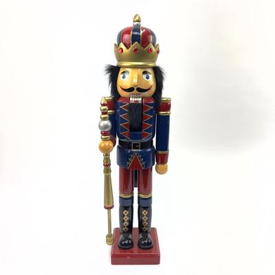483 Large 24â€ Wooden Nutcracker with Crown
