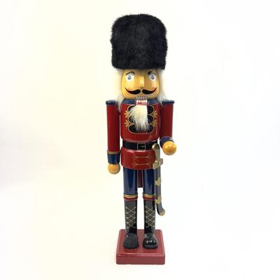 484 Large 25â€ Wooden Nutcracker with Sword