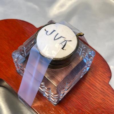 Unique Desk Inkwell & pen holder