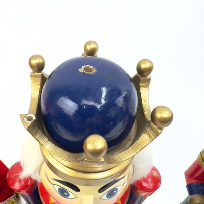488 Set of Three Wooden Nutcrackers