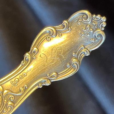 Rogers & Hamilton Silver plate Soup Spoons Monogrammed
