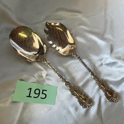 Gorham Electroplate Silver plate serving spoons