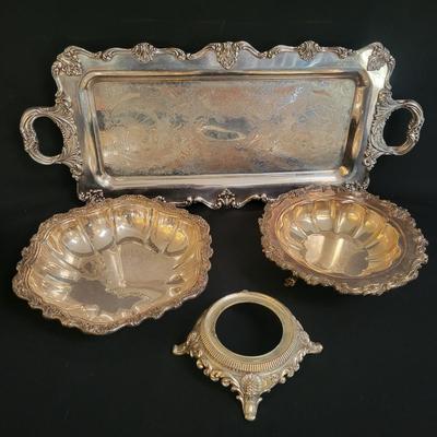 Heavy Duty Silverplate Platters, Bowls and More (DR-DW)