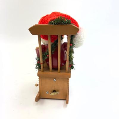 490 Vintage Steinbach German Musical Christmas Smoker Rocker
