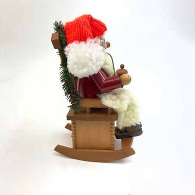 490 Vintage Steinbach German Musical Christmas Smoker Rocker