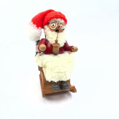 490 Vintage Steinbach German Musical Christmas Smoker Rocker