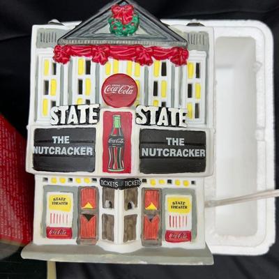 Coke Coca Cola Town Square State Theater 1998 Christmas House Electric