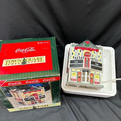 Coke Coca Cola Town Square State Theater 1998 Christmas House Electric