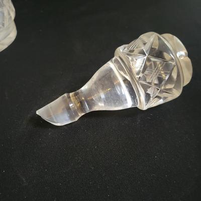 Crystal Decanters and an Ice Bucket (BR-DW)