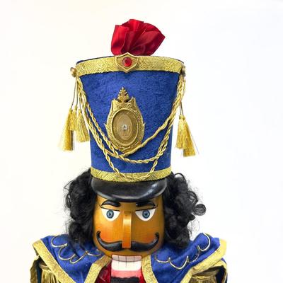 498 Large CHRISTOPHER RADKO Wooden Musical Numbered Nutcracker