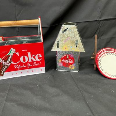 Coke Coca-Cola Utensil Caddy 2012, Candle Holders, Coasters