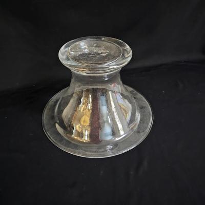 Glass Bowl & Plates  (PS-JS)