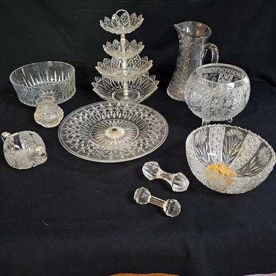 Assorted Clear Glass Bowls & More (PS-JS)