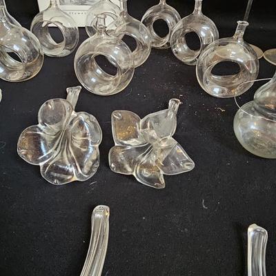 Glass Bud Vases & Container Items  (PS-JS)