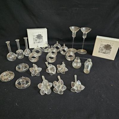 Glass Bud Vases & Container Items  (PS-JS)