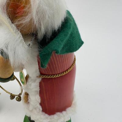 500 Two German Wooden Santa Smokers as-is
