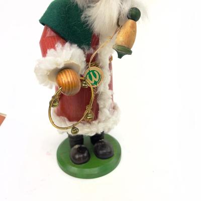 500 Two German Wooden Santa Smokers as-is