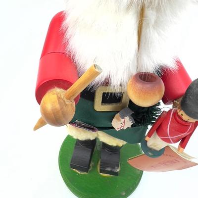 500 Two German Wooden Santa Smokers as-is