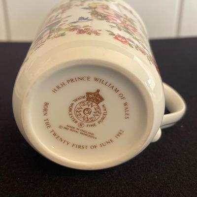 Prince William of Wales Royal Worcester mug