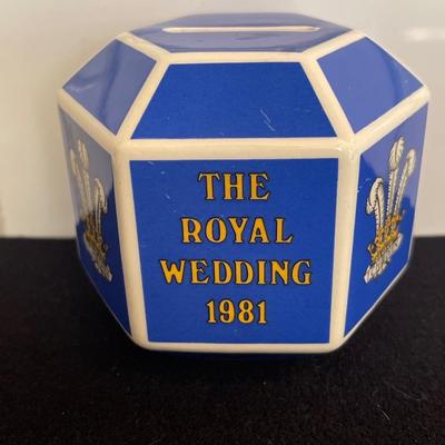 Wedgewood The Royal Wedding 1981   Money Box
