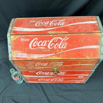 Vintage Original Handmade Bottle Carrier Chest 12 1/4" Wide x 18" Tall